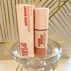 ✨Make Up For Ever Super Boost Lip Gloss Latte Glaze | New in Box | Full Size✨